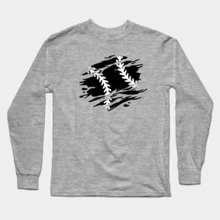 Baseball Pattern for Baseball lovers Long Sleeve T-Shirt